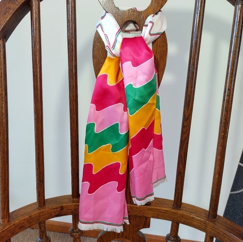 HOST PICK!! Vintage Cathy Hardwick Colorful Scarf